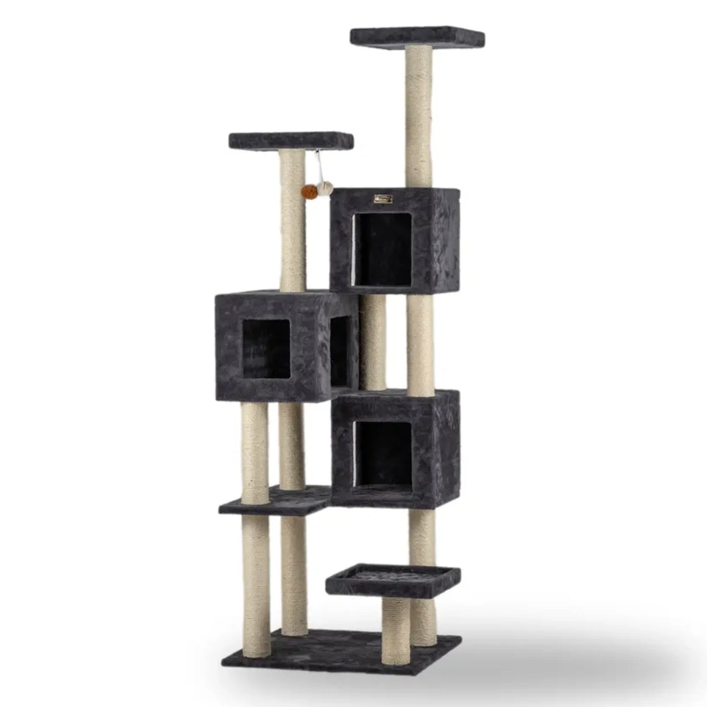 Griant Real Wood Cat Tower for Multiple Cats A8104