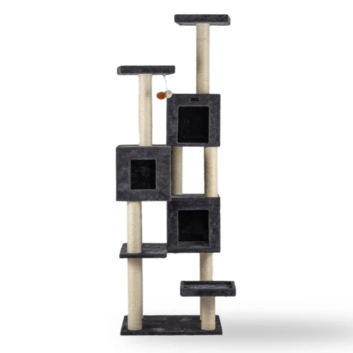 Griant Real Wood Cat Tower for Multiple Cats A8104
