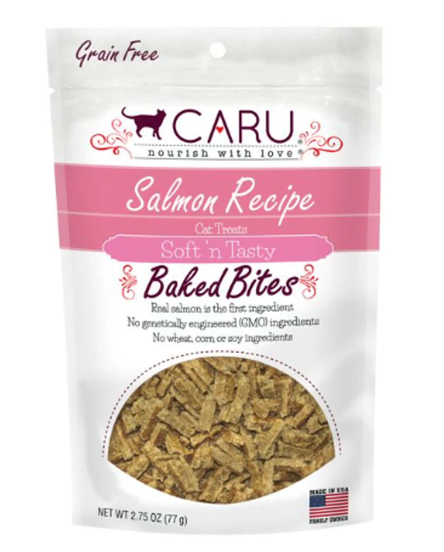 CARU Soft 'n Tasty Salmon Recipe Bites for Cats